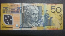 R518aL JC97 MACFARLANE EVANS LAST PREFIX FIFTY DOLLAR FINE