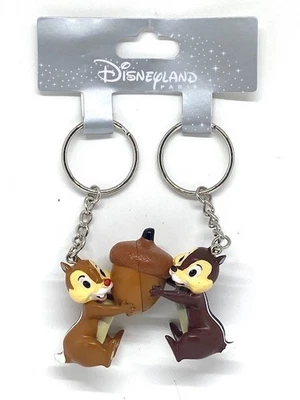 DISNEY Chip & Chap Chip& Dale SCHLÜSSELANHÄNGER Partner LOVE Disneyland PARIS - Bild 1 von 3