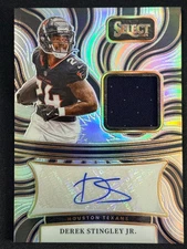 Derek Stingley Jr. 2024 Auto Patch 44/199 Panini Select Sign. Memorabilia SM-DSJ