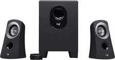 Logitech Z313 2.1 Multimedia Speaker System Black Stereo with Compact Subwoofer