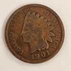 1901  Bronze  Indian Head Cent/Penny - Nice Album Slot Filler