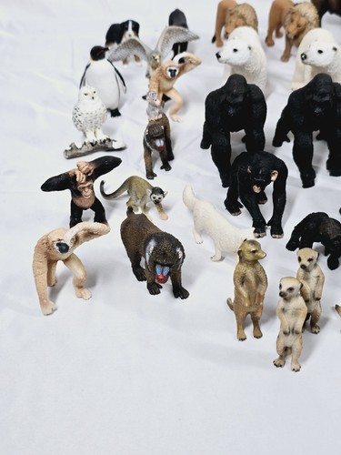 Schleich Animal Bundle Job Lot x 57 Animals - Schleich Hard Plastic Safari - Picture 2 of 22