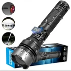 Super Bright LED Flashlight Rechargeable Tactical Lightweight Torch Work Light