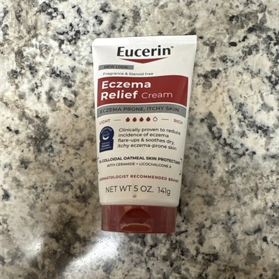 Eucerin Eczema Relief Cream Skin Protectant Enriched Colloidal Oatmeal Ex 10/25