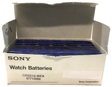 Sony Watch Button Battery Use by 2026 CR2016-BEA 97712082 Lot of 75 NOS