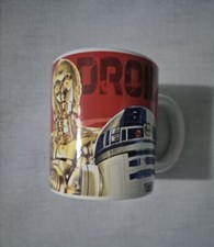 Star Wars Droiden R2D2 & C3PO Becher Kinnerton Sammlerst&uuml;ck 9oz 280ml 3" 7,5cm sehr guter Zustand