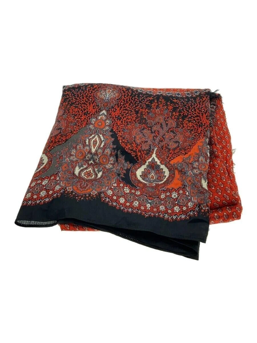 Foulard femme GUCCI soie rouge motif complet occasion