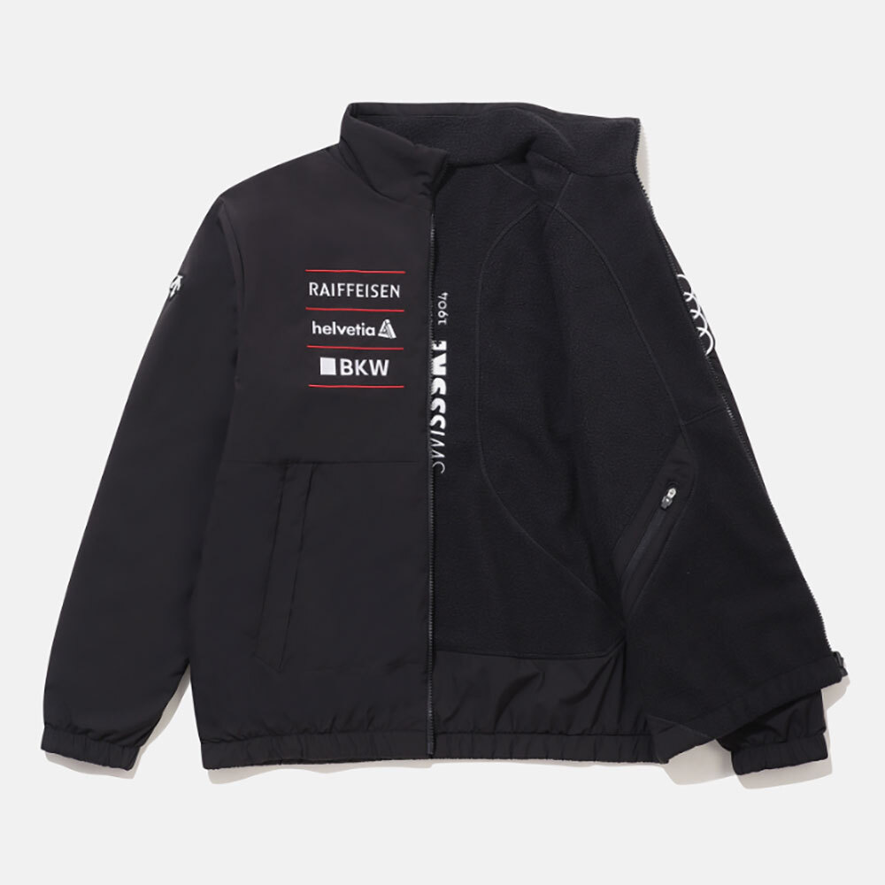 DESCENTE SWISS SKI TEAM REVERSIBLE FLEECE JACKET SP323SJK92 DESCENTE SWISS SKI TEAM REVERSIBLE FLEECE JACKET SP323SJK92