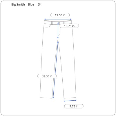 W32 L32 Taglia 31 Pantaloni Corrisponde Taglia Jeans W34 L36
