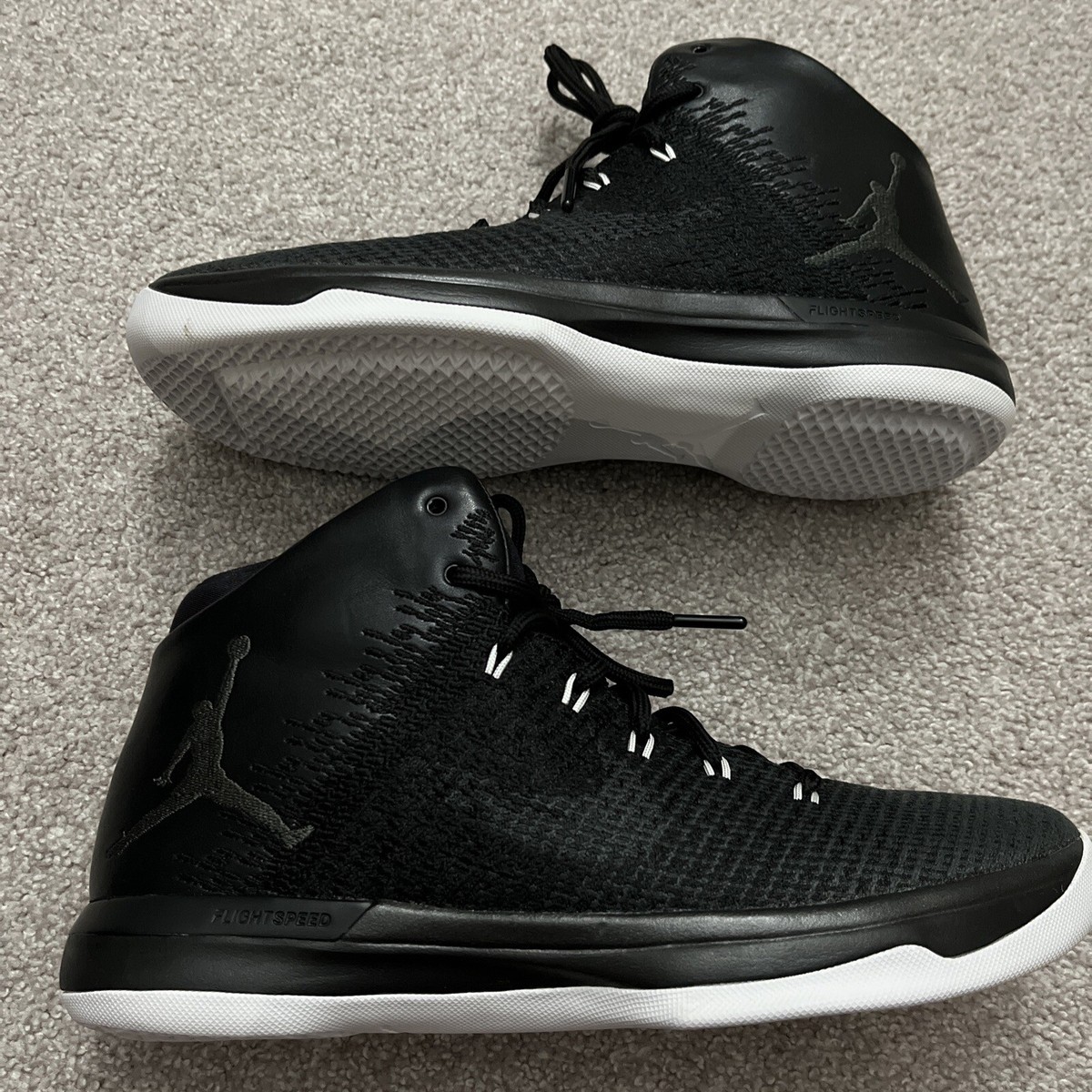 Nike Air Jordan XXXI Black Cat Basketball Shoes 845037-010 Mens