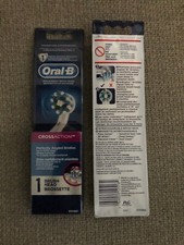 Crest Oral-B CrossAction Plaque Removal Bristles Heads New OEM