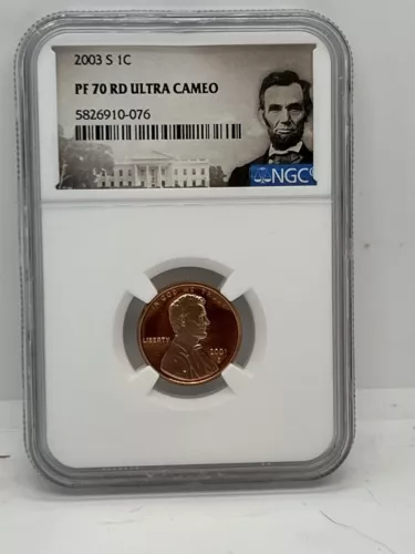 2003 S Lincoln Penny ***** TOP POP..1C NGC PF70 RD Ultra Cameo #958