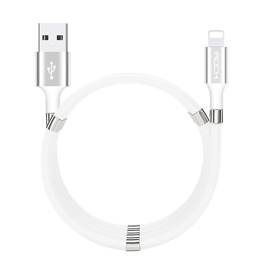 Magnetic Cable Fast Charging Easy-Coil Absorptio Data Cord For iPhone 14 13 12 8 - Picture 6 of 10