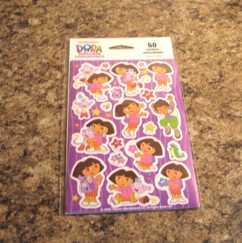 DORA THE EXPLORER Sticker Set Dora Boots Diego Stickers NEW - Picture 2 of 2