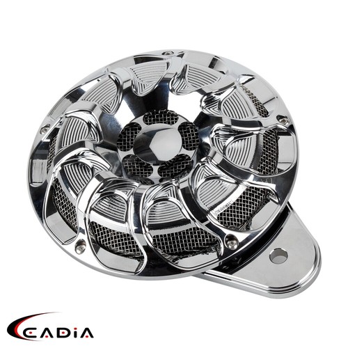 Horn Speaker Cover For Harley Big Twin 1991-2017 Dyna Touring Sportster XL 883 - Picture 5 of 9