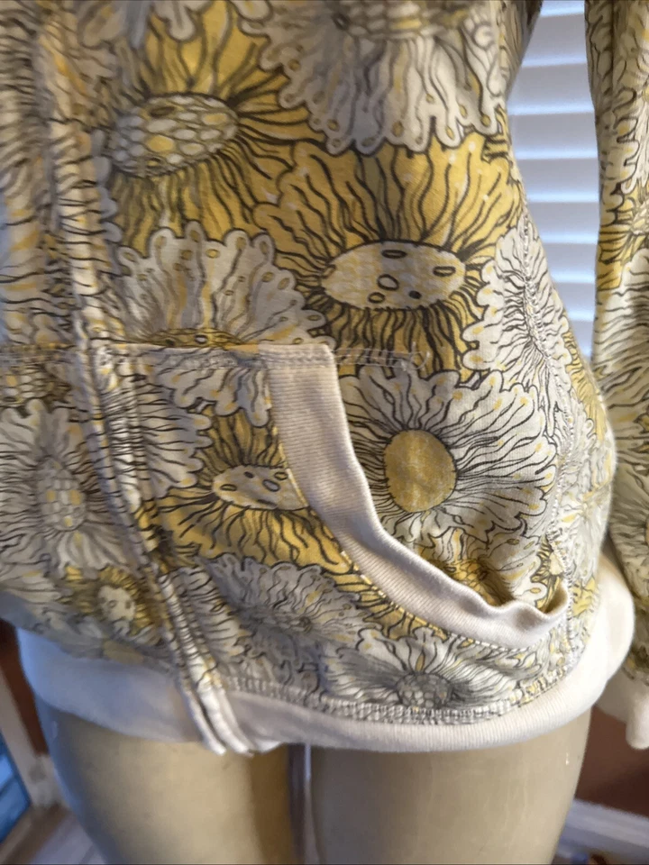 Sudadera con Capucha ONE WORLD Edición Especial Girasoles Sudadera con Capucha Cremallera Talla Pequeña XRC* Foto 4 de 4