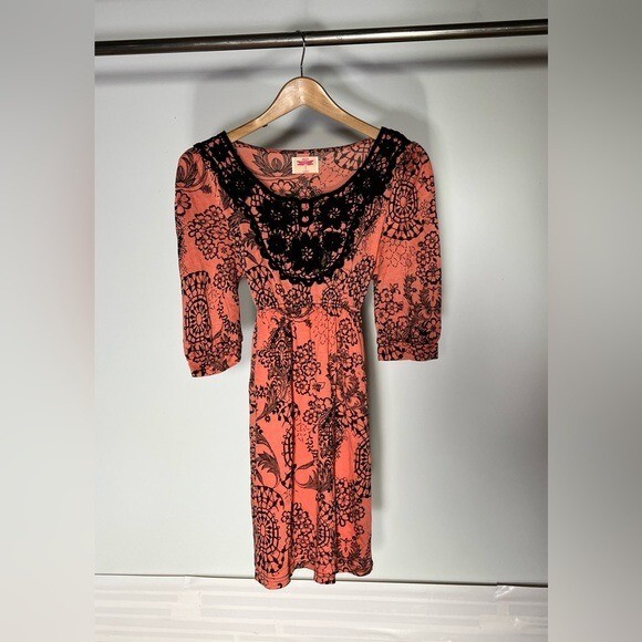 Embroidered Floral Babydoll Dress | eBay