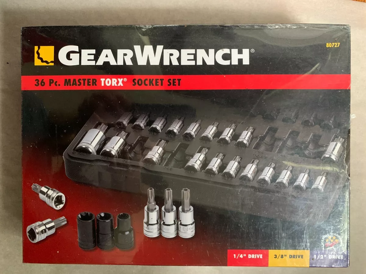 Gearwrench master 2024 torx set
