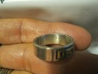 Navajo 14K / Sterling Bear Paw Band signed by Native American P. Skeets — photo 2