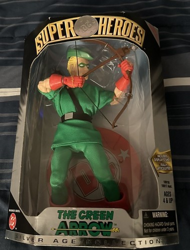 DC Comics Super Heroes Green Arrow Silver Age Collection Figure Hasbro 1999 NIB