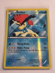 Keldeo 47/149 Pokemon Card Black White Boundaries Crossed Rare Reverse Holo
