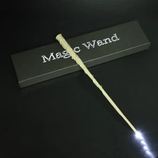 Harry Potter Hogwarts Hermione Magic Wand Wizard w/ LED Light Cosplay Costume