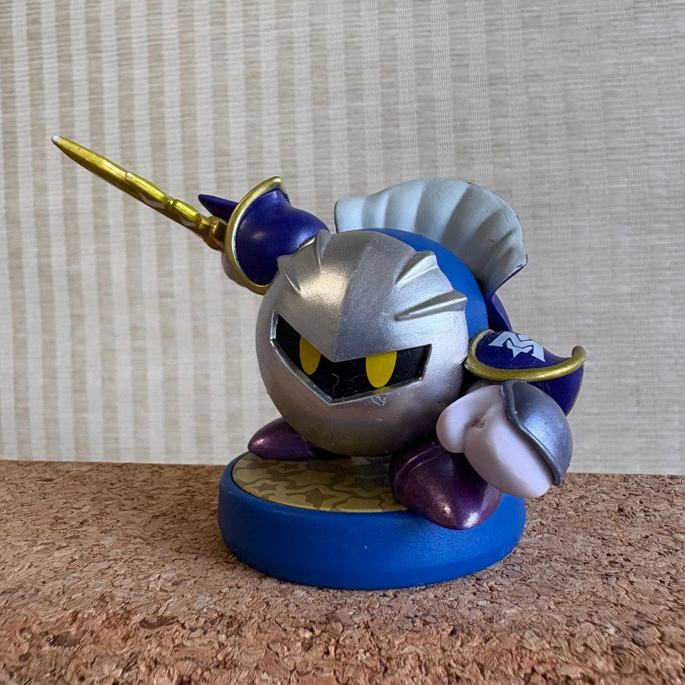 Nintendo Amiibo Meta Knight Kirby Series 3" Figura Suelta Juguete 3DS Wii U Switch Foto 4 de 4