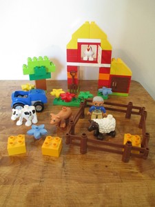 Lego Duplo My First Farm Set Lot Barn Tractor Farmer Animals Ebay
