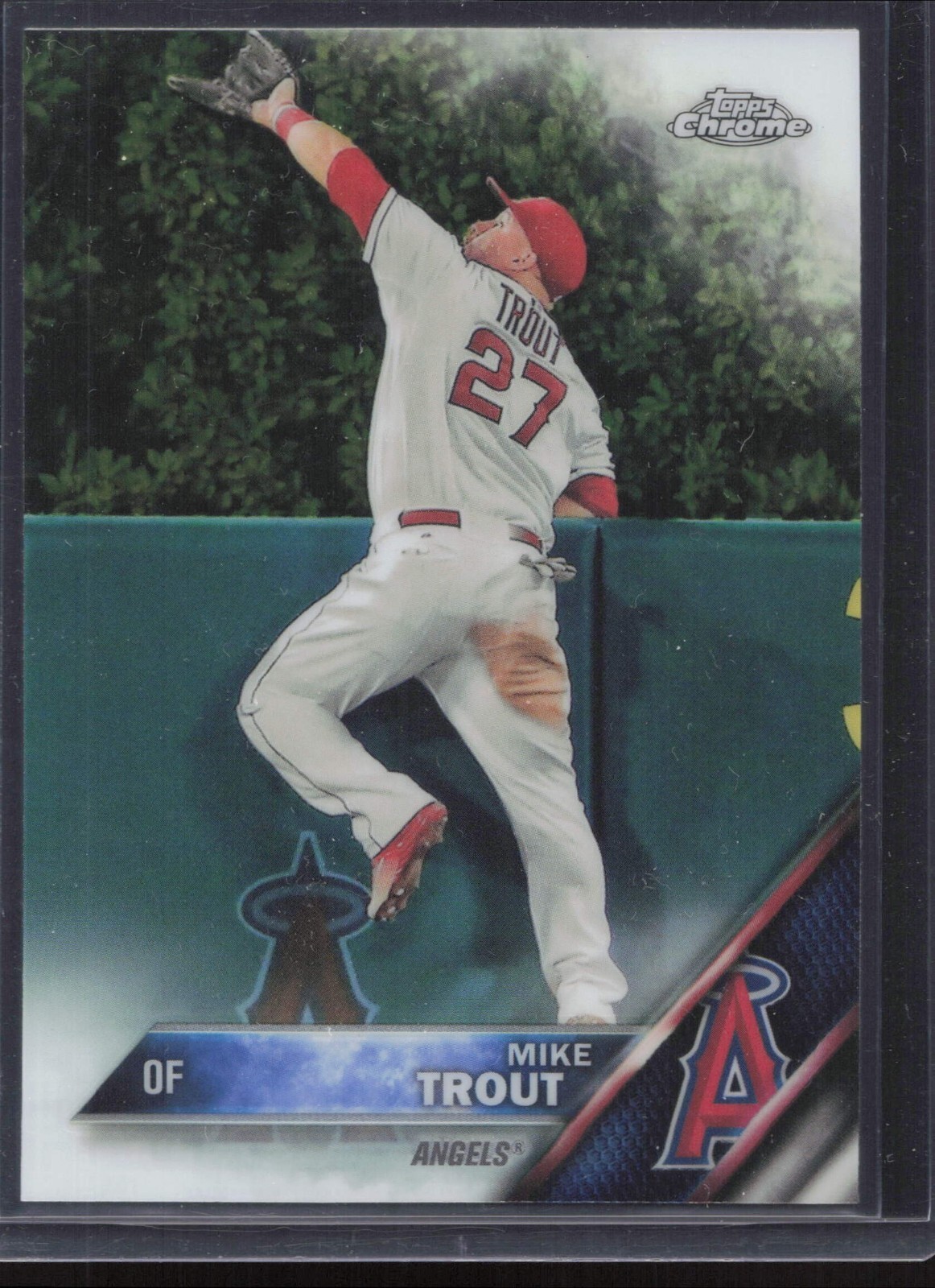 2016 Topps Chrome Mike Trout #1 Los Angeles Angels