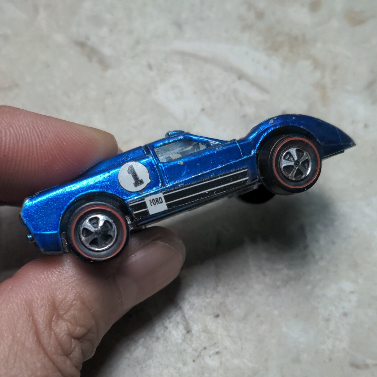 ホットウィール フォード J-CAR レッドライン スウィート 16 1967 Mattel Hot Wheels Redline Ford J-Car Early Sweet 16 USA