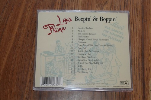 Beepin' & Boppin' by Louis Prima (CD, May-1999, Hip-O) - Picture 3 of 3