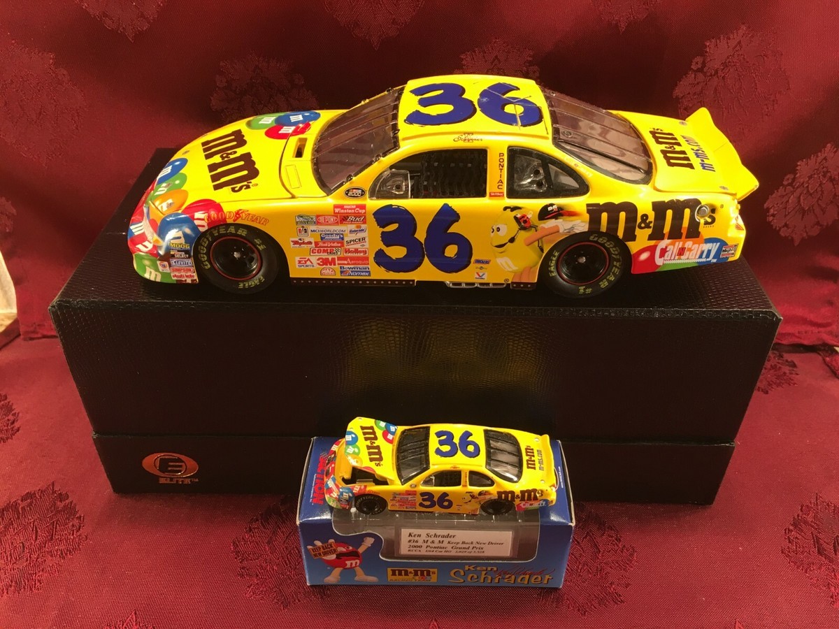 KEN SCHRADER #36 M&M's Keep Back New Driver 2000 RCCA ELITE & HO