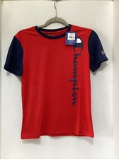 NEW Boys Red CHAMPION performance Tee Size Large CUB006