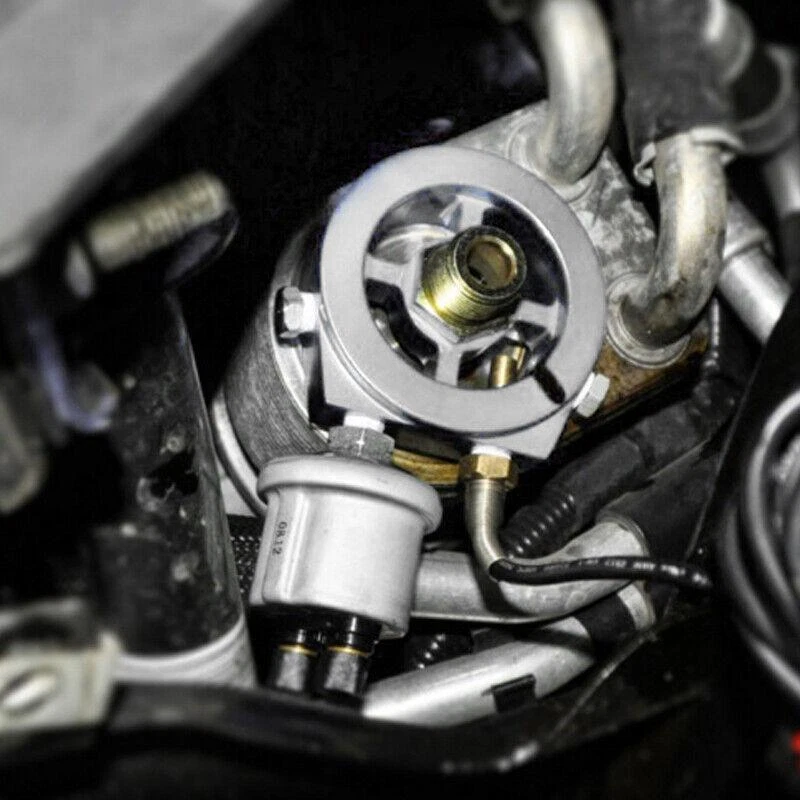 Car Oil Cooler Filter sandwich plate Adapter AN10 M20x1.5/M22/1.5/M18x1.5/3/4-16 - Imagem 4 de 4