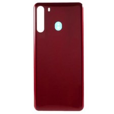 For Samsung Galaxy A21 A215 Replacement Battery Cover Red UK Stock