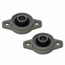 2x 10mm Pillow Flange Block Bearing
