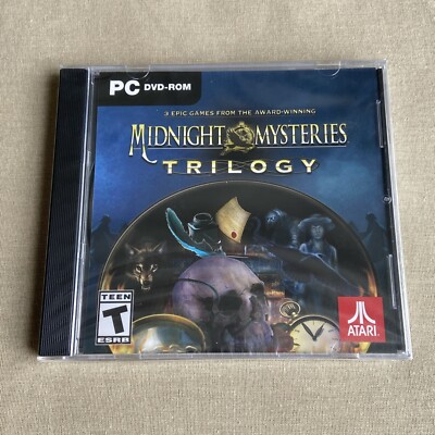 Midnight Mysteries Trilogy (PC DVD-ROM NEW) Atari Hidden Object Game Mumbo Jumbo