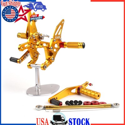 Rearset Rear set for Yamaha YZF 1000 R1 2009-2014 Black