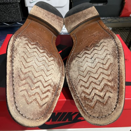 Mezlan elegante Schuhe Herren 9,5 M Del Mar Kappe Zehe gewebt braun hergestellt in Spanien - Bild 11 von 14