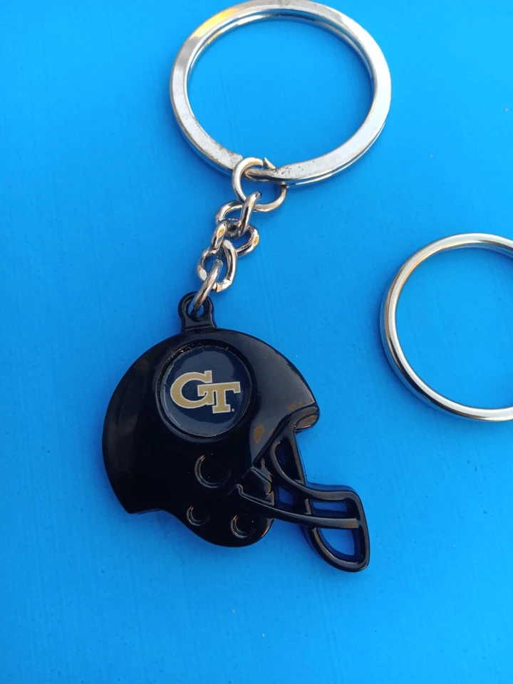 NCAA Football Georgia Tech Pair Of Metal Keychains Win craft - Image 2 of 4