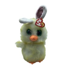 Ty Beanie Boos Coop The Chick Plush Bunny Ears 9" Stuffed Animal Collectible Toy