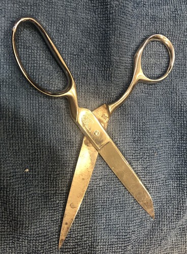 Vintage WISS INLAID Steel Forged No. 127 Scissors Shears Newark - Picture 5 of 7
