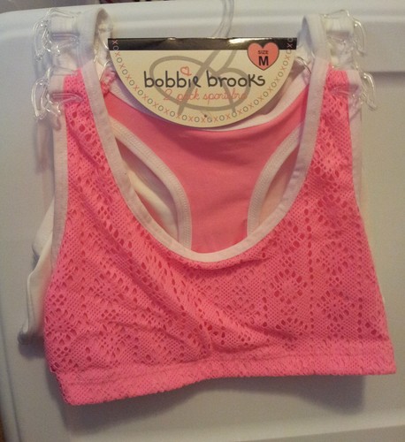 2 Pack Racerback Sports Bras Athletic Athleisure S(30)-M(32) No Padding Soft NWT - Picture 20 of 31
