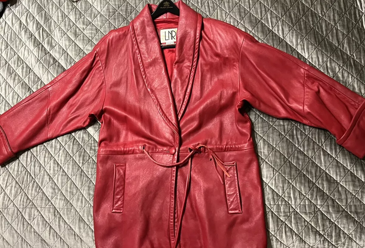 Lnr leather coat cheap