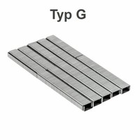 1000 X Tackerklammern Typ G Breite 10,6 Mm, LäNge: 6 Mm Hammertacker Handtacker