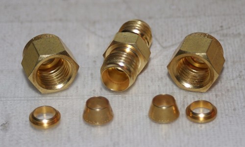 1/4" Tube Fitting Brass Union Ham-Let 762LB1/4 - Picture 3 of 5