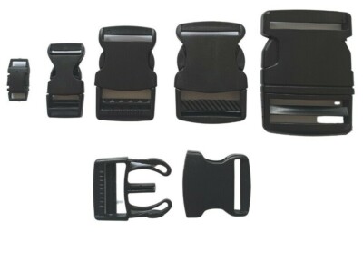 Sharplace Gurtband Schnalle 50mm - Steckverschluss Für Rucksack, Gürtel & Zelt