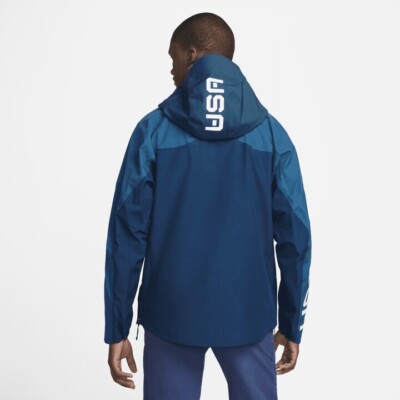 NIKE Mens ACG Gore-tex USA Team Jacket Blue DD8845 492 Size