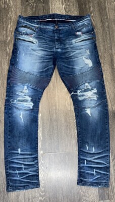 Size 40W 33L Rockstar Original RSM214-Signature Biker Jeans