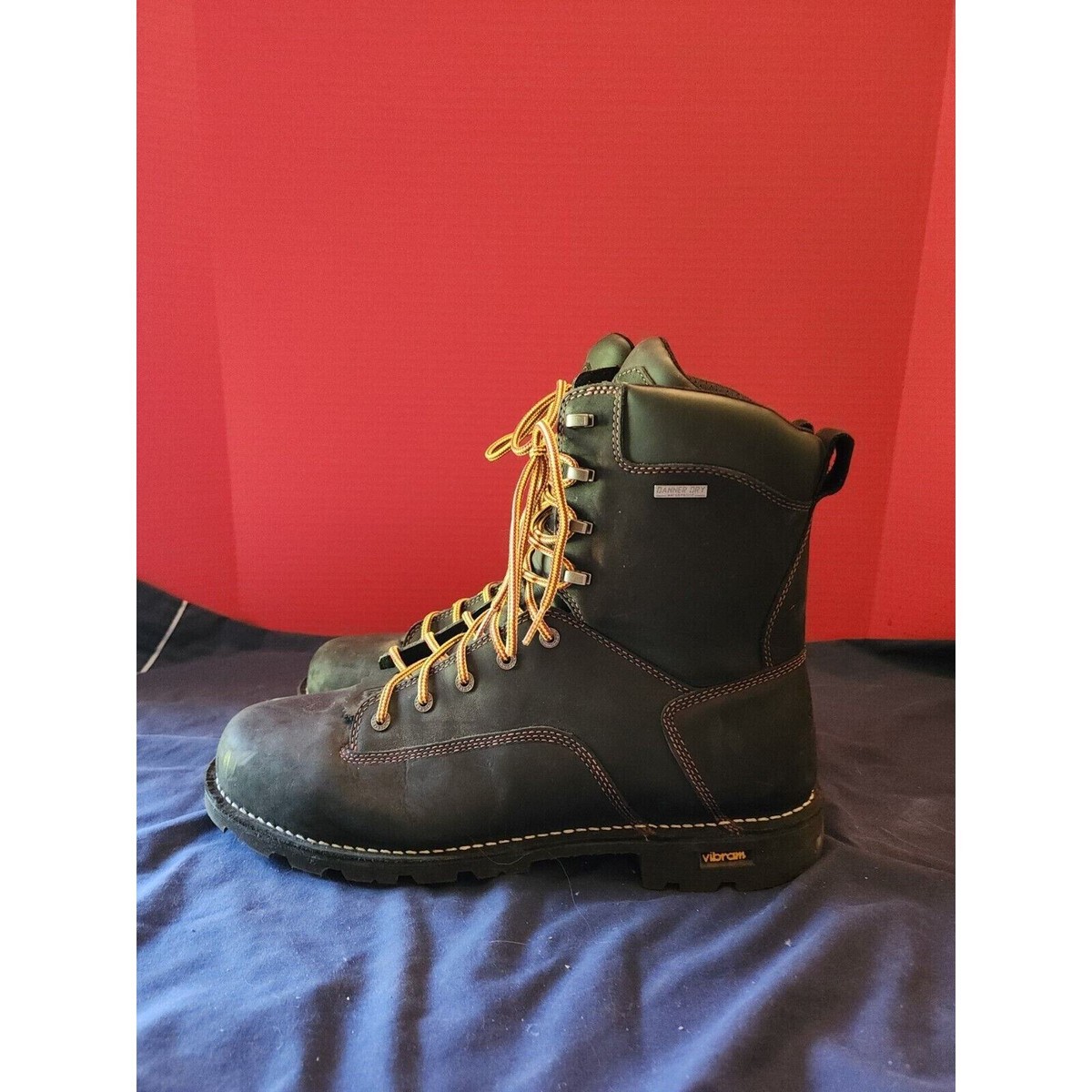 Men’s Danner Gritstone 8” boots, size US 15D Black Work Boots Safety 14220 Men main image 4